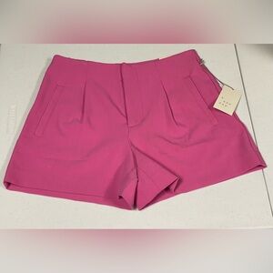 A New Day Cerise Pink Midi Shorts with Stretch Size 6